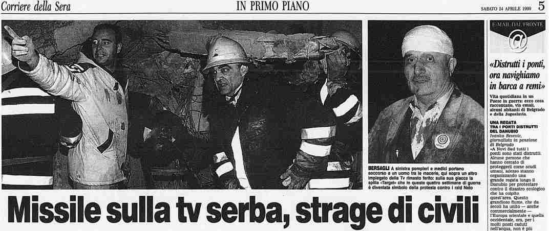 Corriere della Sera 24 aprile 1999