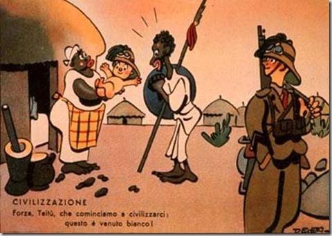 Enrico De Seta, Serie di cartoline umoristiche disegnate ad uso delle truppe italiane dell’Africa Orientale