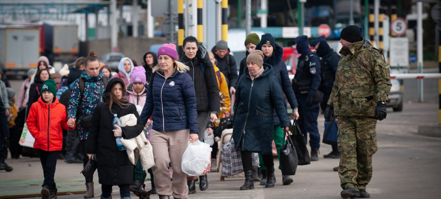 Profughi ucraini arrivati in Italia